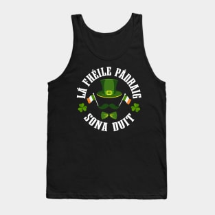 Lá Fhéile Pádraig Sona Duit Léine T-ST Patrick's Day Tees Tank Top